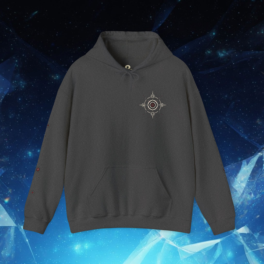 Mystic Seal Sigil Hoodie — GWOS Compass Dreamcatcher Graphic Hoodie