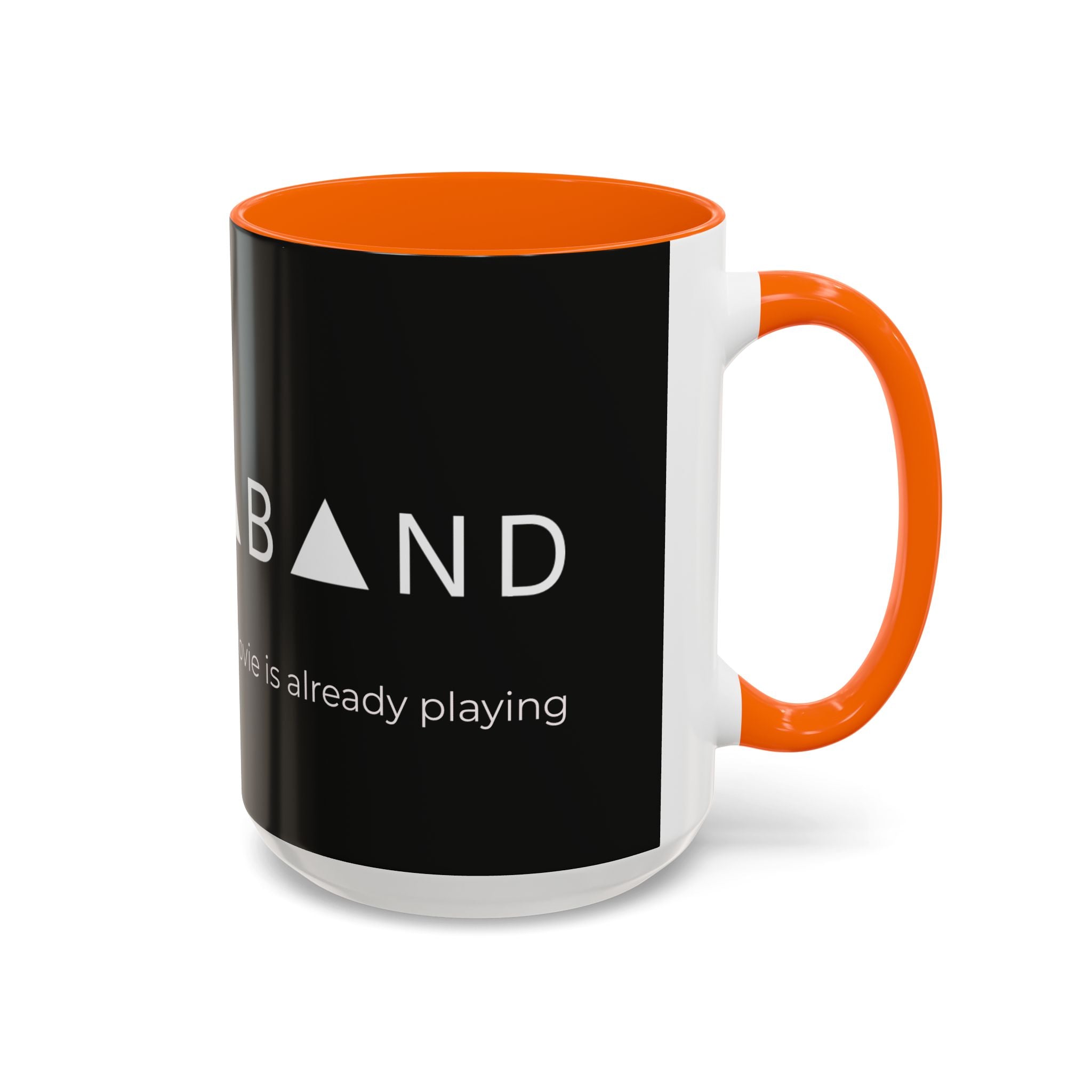 Accent Coffee Mug — Contraband Band Logo Black Ceramic Mug (11/15oz)