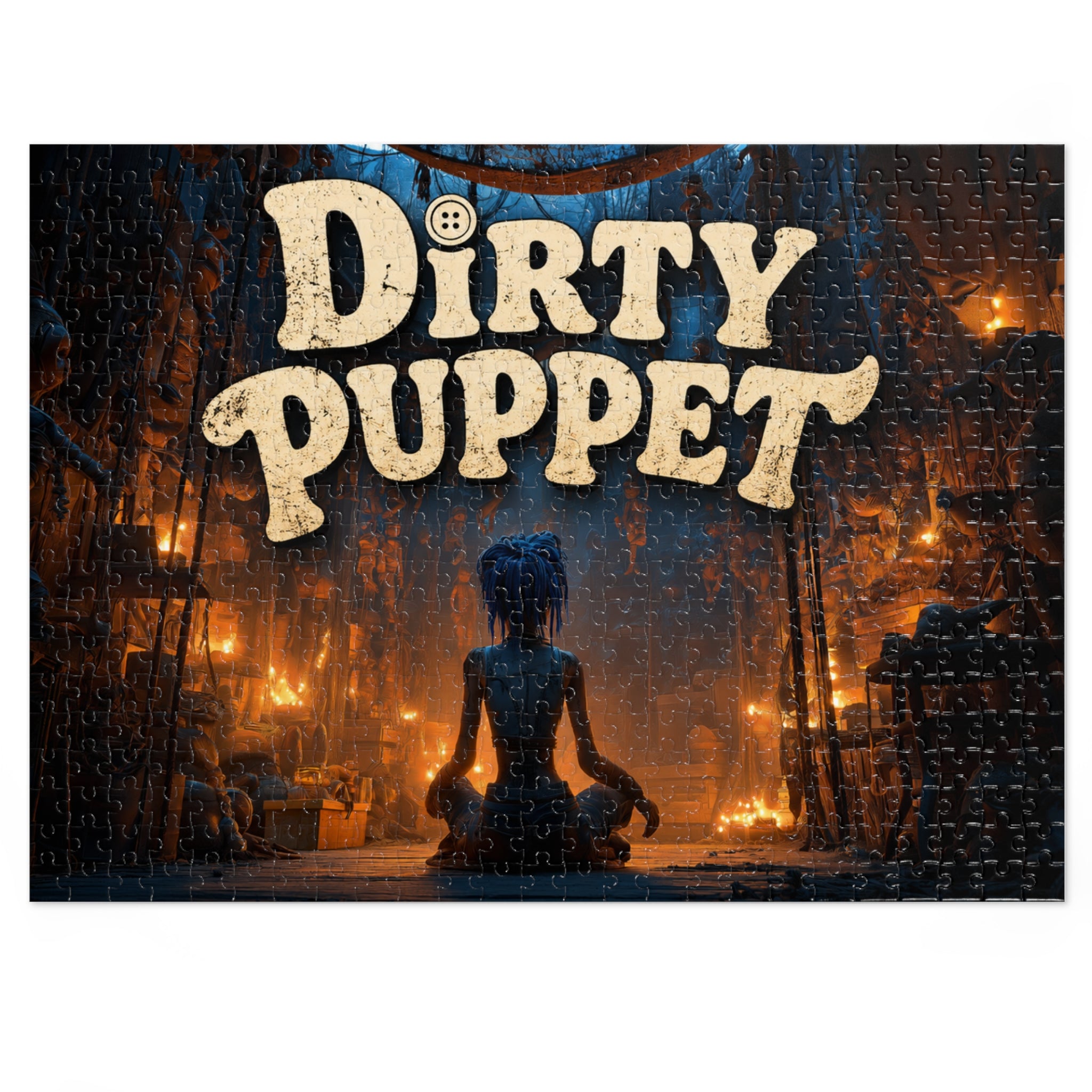 Dirty Puppet Jigsaw Puzzle with Tin — Snake Eyes from Behind