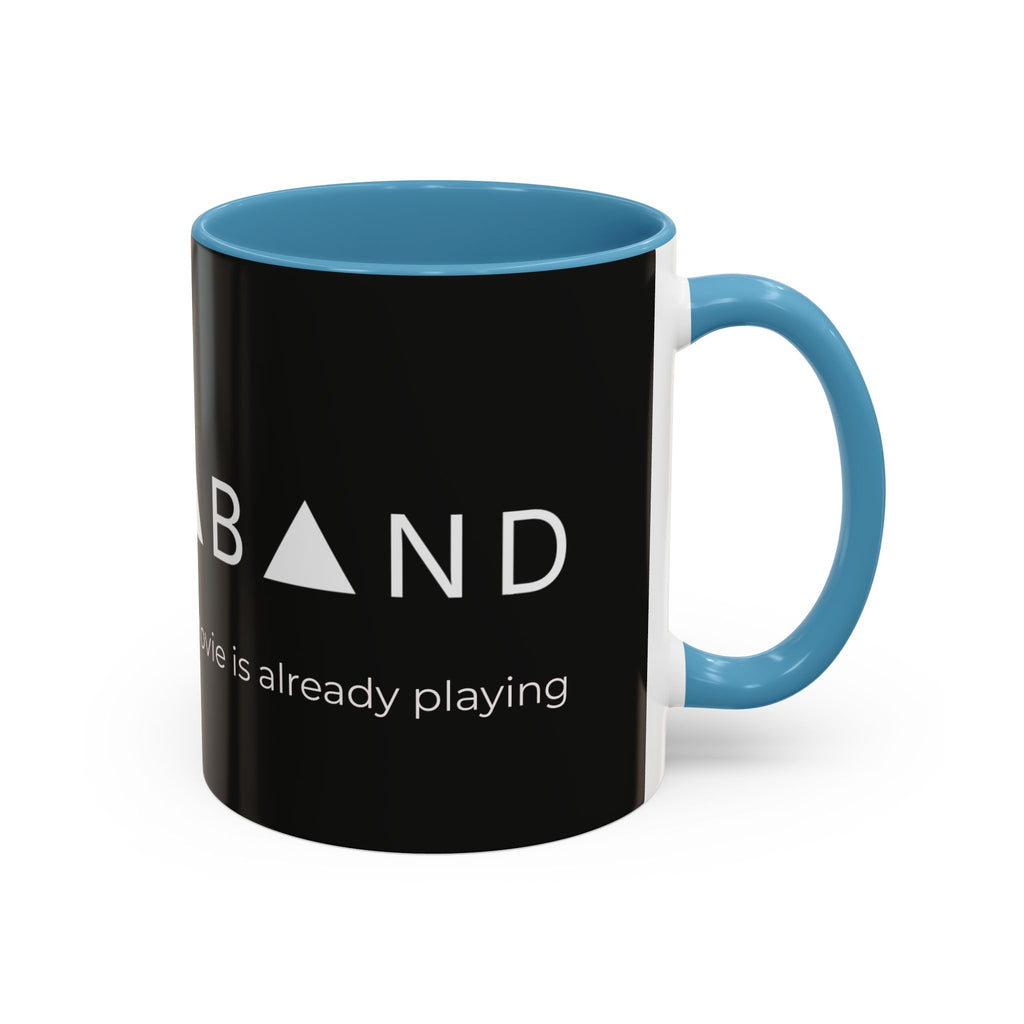 Accent Coffee Mug — Contraband Band Logo Black Ceramic Mug (11/15oz)