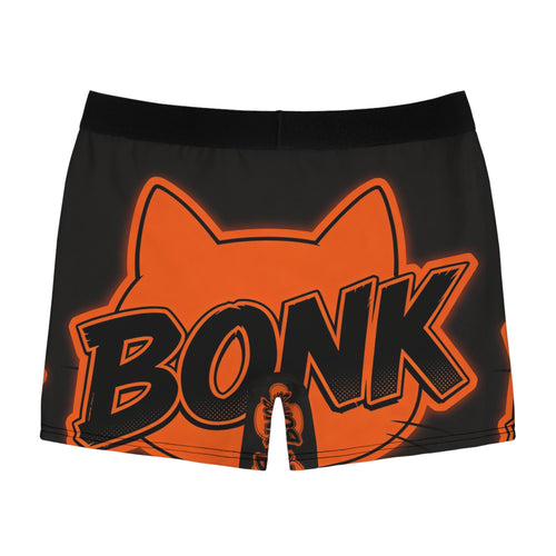 Bonk Comic Cat Boxer Briefs — Graphic All-Over-Print Men’s Underwear