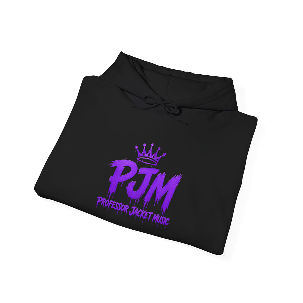 PJM Crown Logo Hoodie — Purple Streetwear Pullover