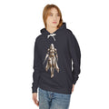 Neural Fiction Sci‑Fi Hoodie — Metallic Valkyrie Front & Emblem Back