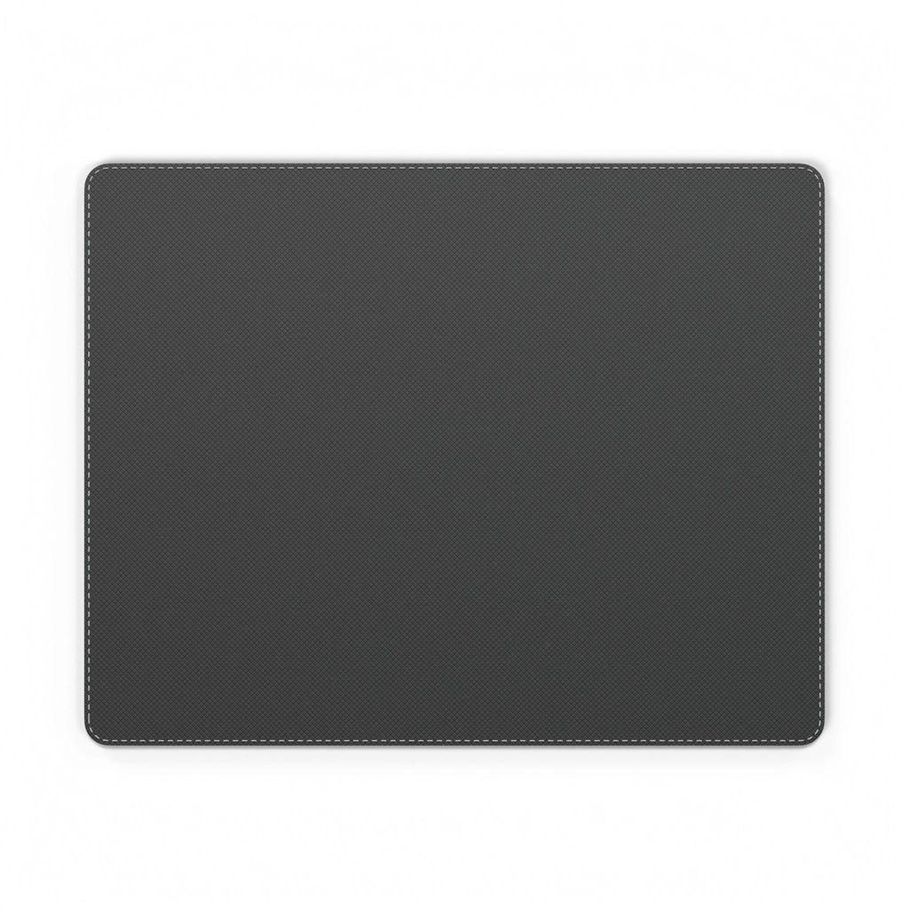 Founding Signal PU Leather Mouse Mat — Minimal Charcoal Desk Pad by GWOS
