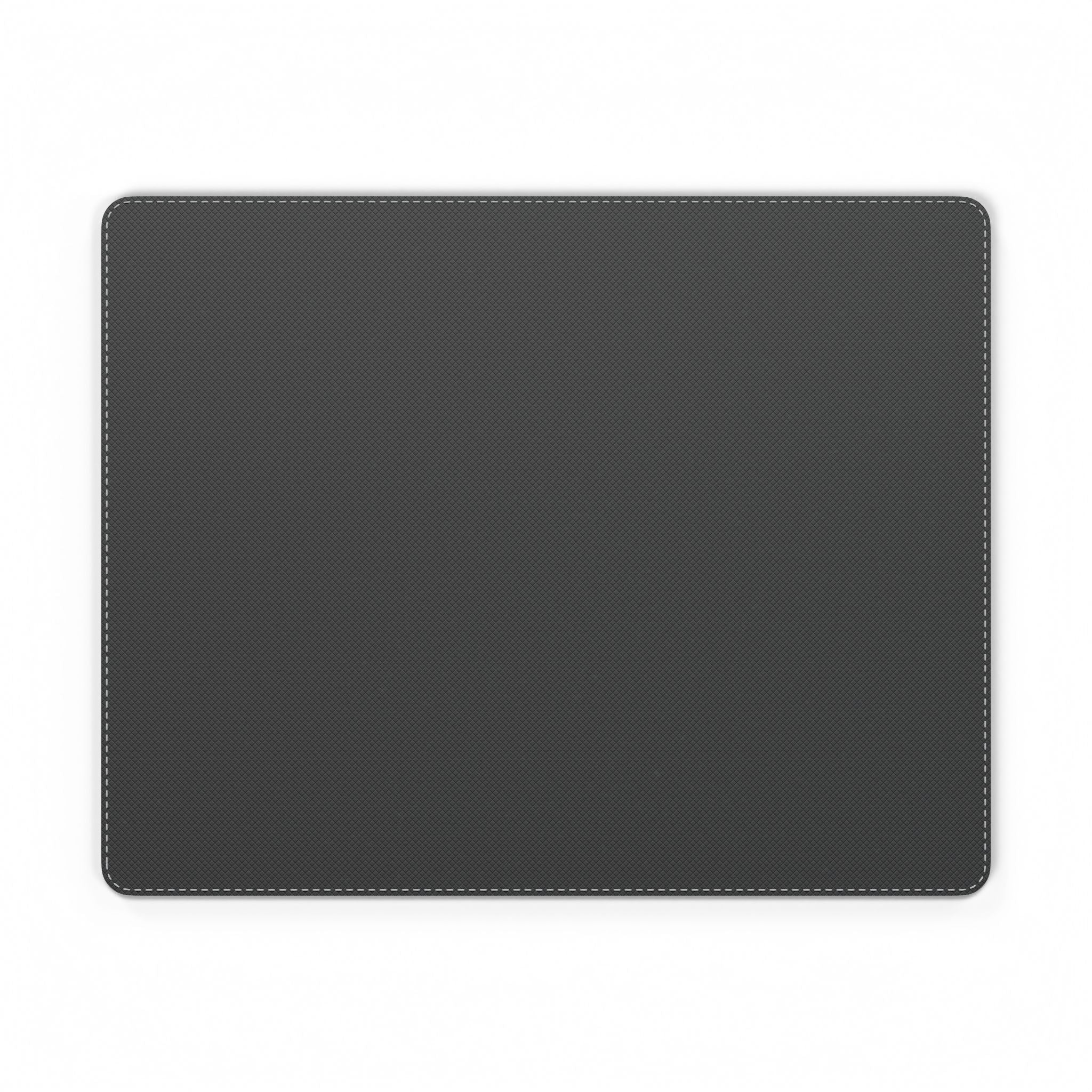 Founding Signal PU Leather Mouse Mat — Minimal Charcoal Desk Pad by GWOS