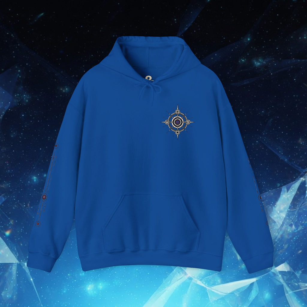 Mystic Seal Sigil Hoodie — GWOS Compass Dreamcatcher Graphic Hoodie