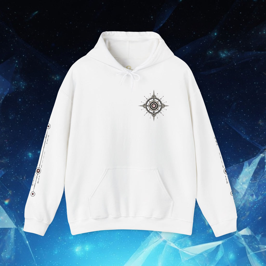 Mystic Seal Sigil Hoodie — GWOS Compass Dreamcatcher Graphic Hoodie