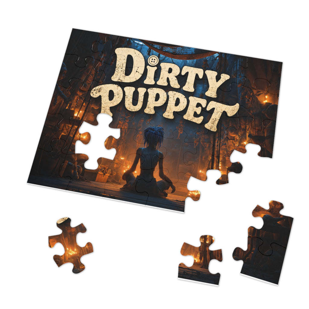 Dirty Puppet Jigsaw Puzzle with Tin — Snake Eyes from Behind