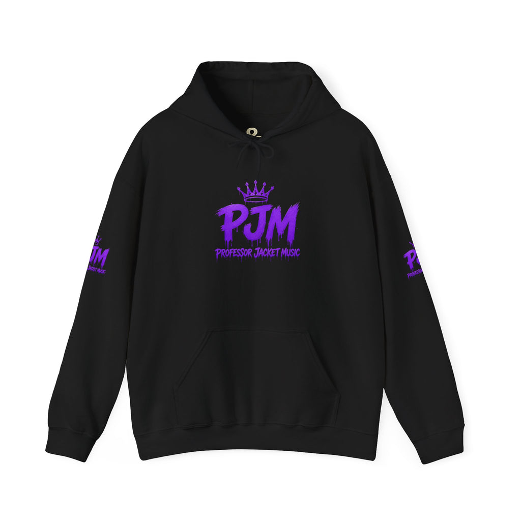 PJM Crown Logo Hoodie — Purple Streetwear Pullover