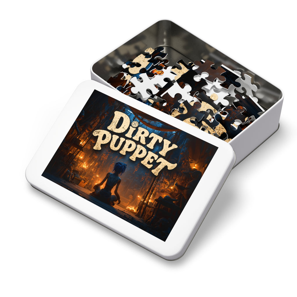 Dirty Puppet Jigsaw Puzzle with Tin — Snake Eyes from Behind