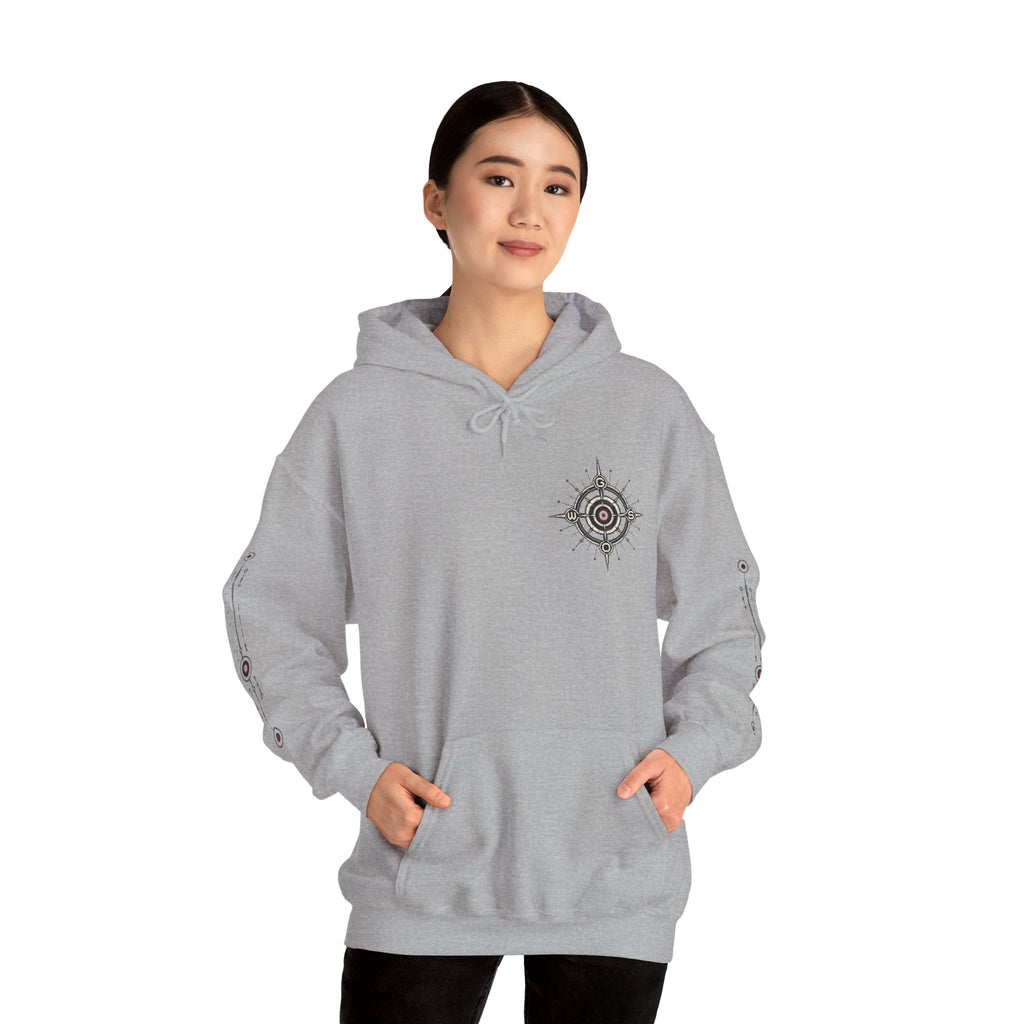 Mystic Seal Sigil Hoodie — GWOS Compass Dreamcatcher Graphic Hoodie
