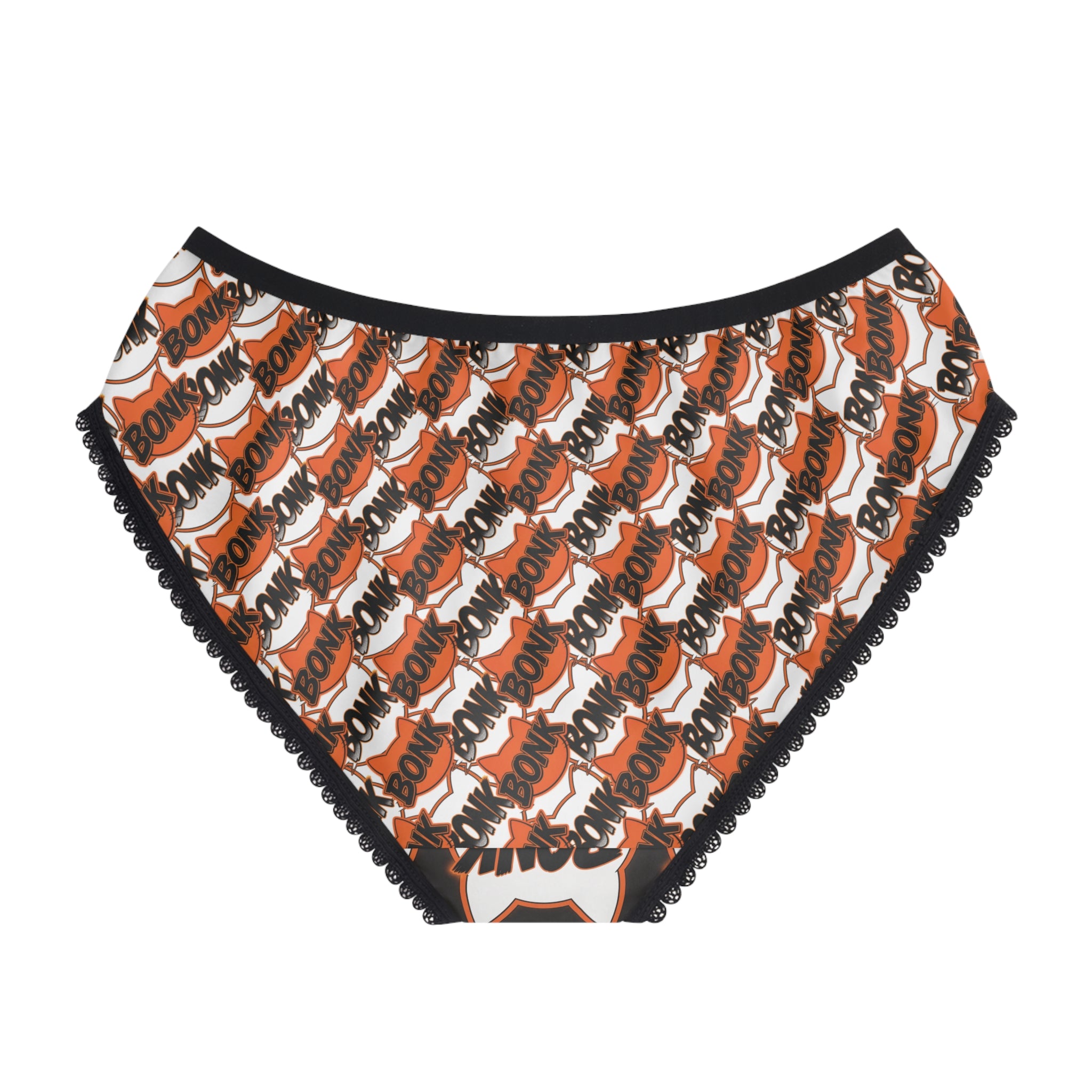 Graphic Briefs — Retro Comic 'Bonk' Pattern Women's Underwear