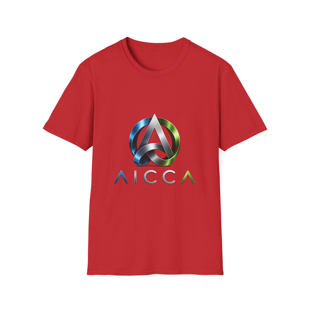 AICCA  Logo T-Shirt — Modern Metallic Circle Emblem Tee