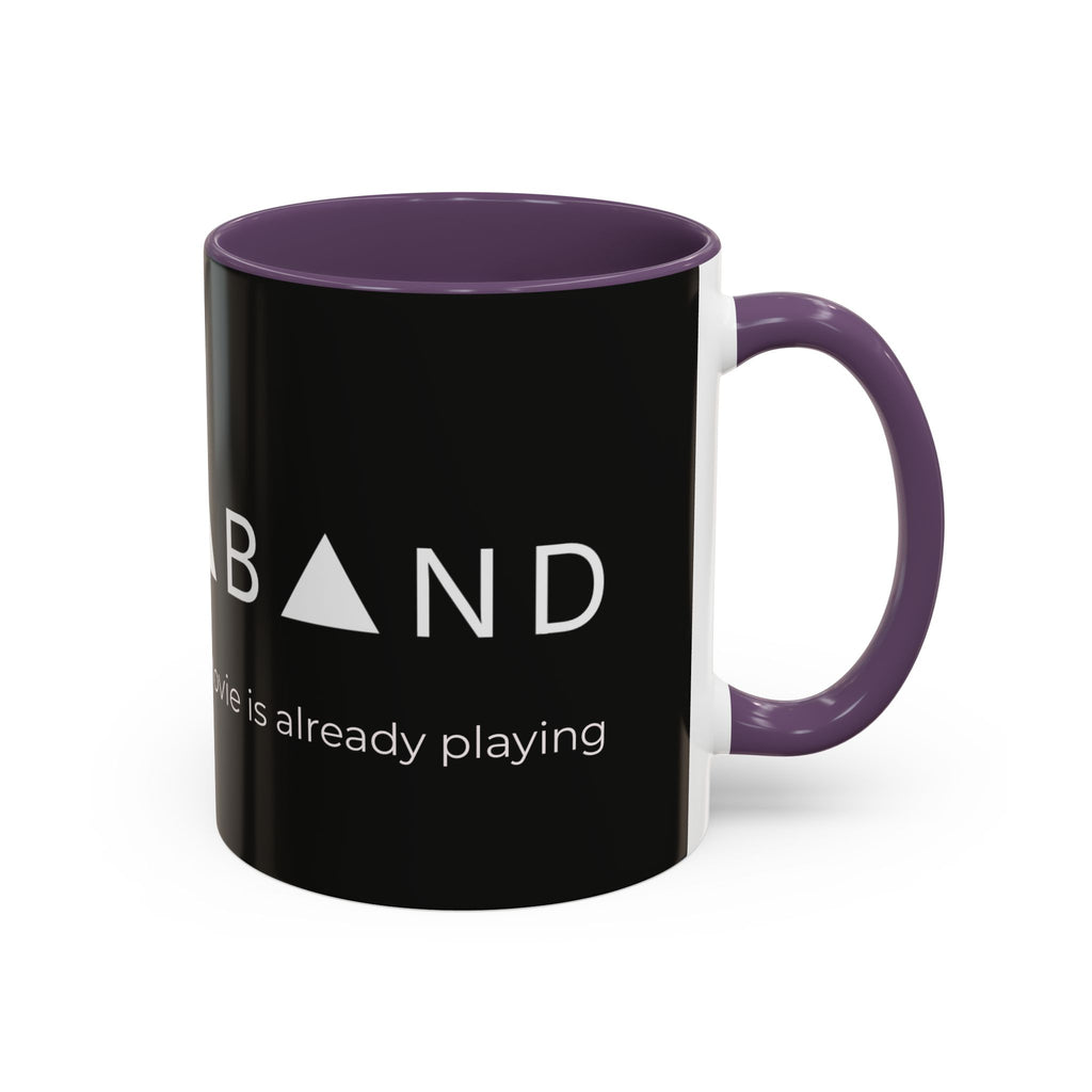 Accent Coffee Mug — Contraband Band Logo Black Ceramic Mug (11/15oz)