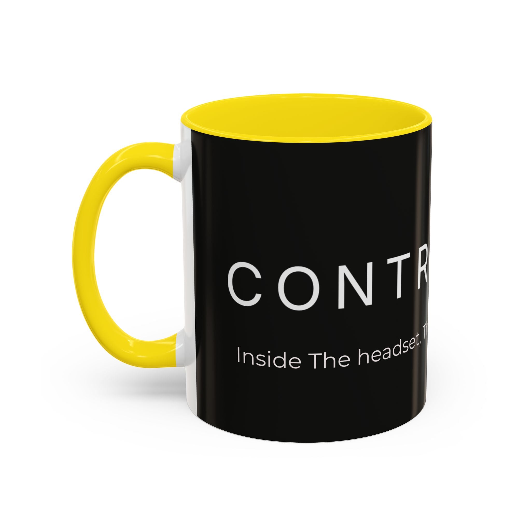 Accent Coffee Mug — Contraband Band Logo Black Ceramic Mug (11/15oz)