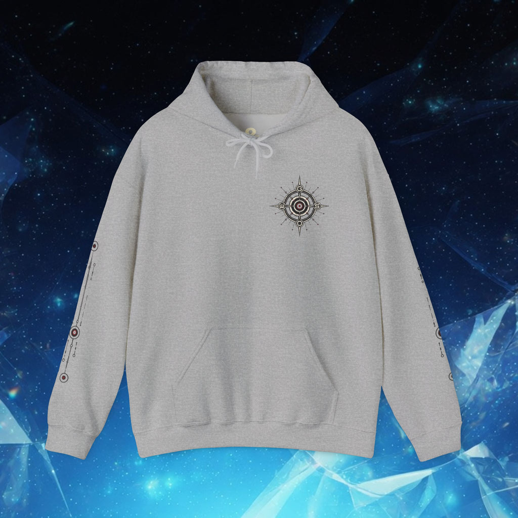 Mystic Seal Sigil Hoodie — GWOS Compass Dreamcatcher Graphic Hoodie