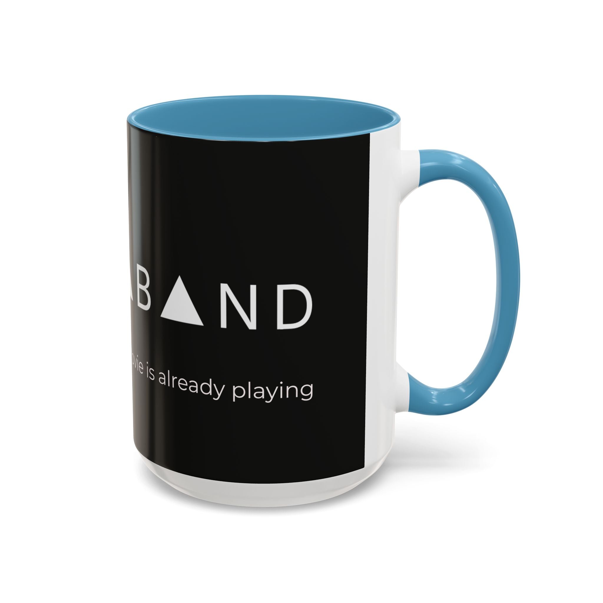 Accent Coffee Mug — Contraband Band Logo Black Ceramic Mug (11/15oz)