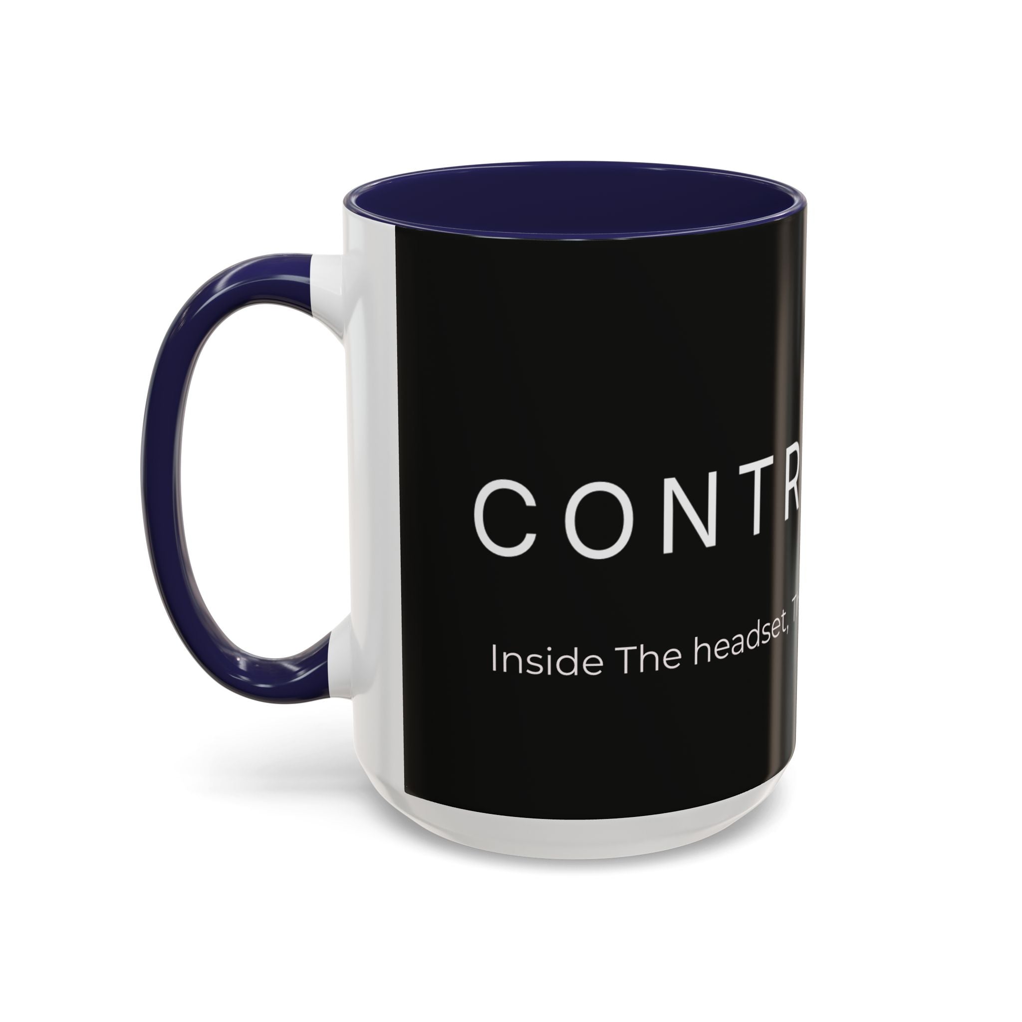 Accent Coffee Mug — Contraband Band Logo Black Ceramic Mug (11/15oz)