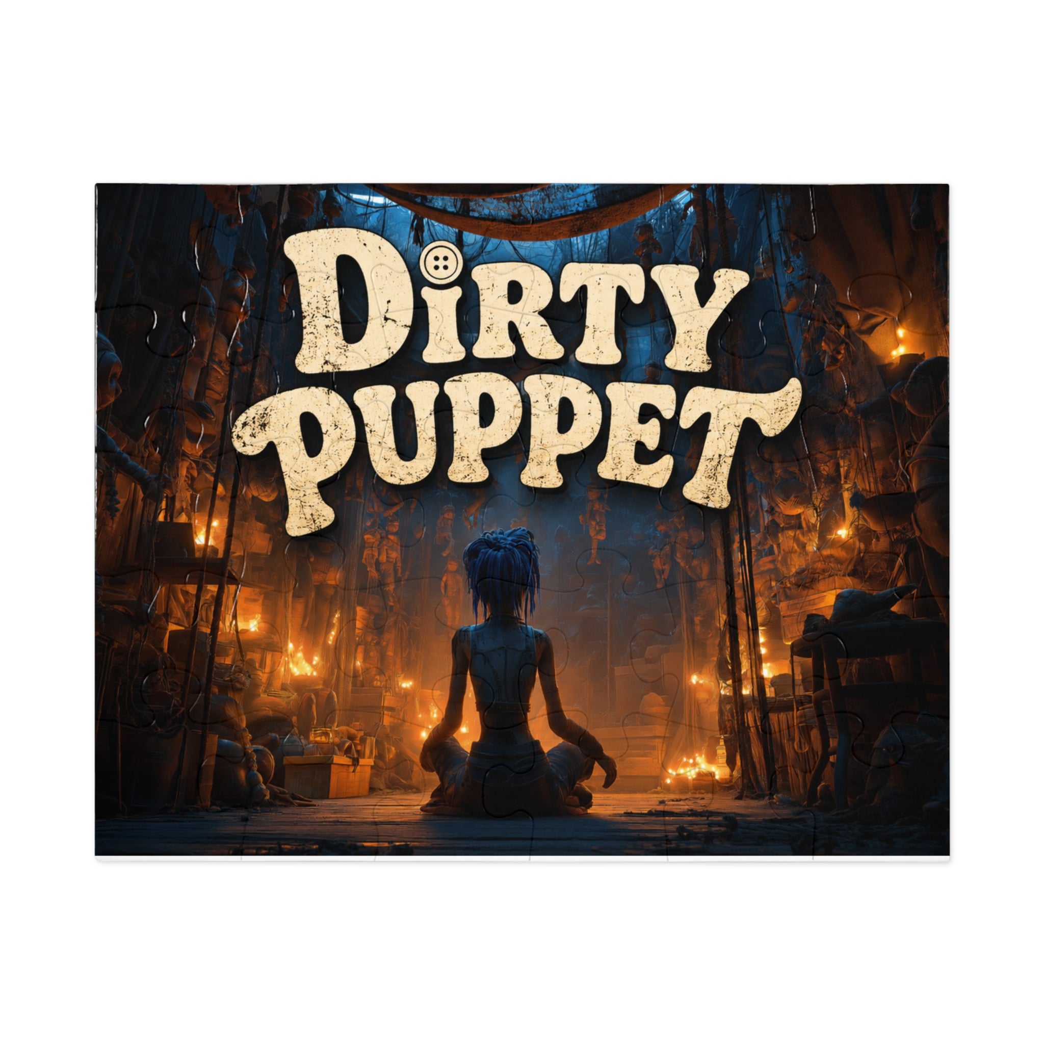 Dirty Puppet Jigsaw Puzzle with Tin — Snake Eyes from Behind