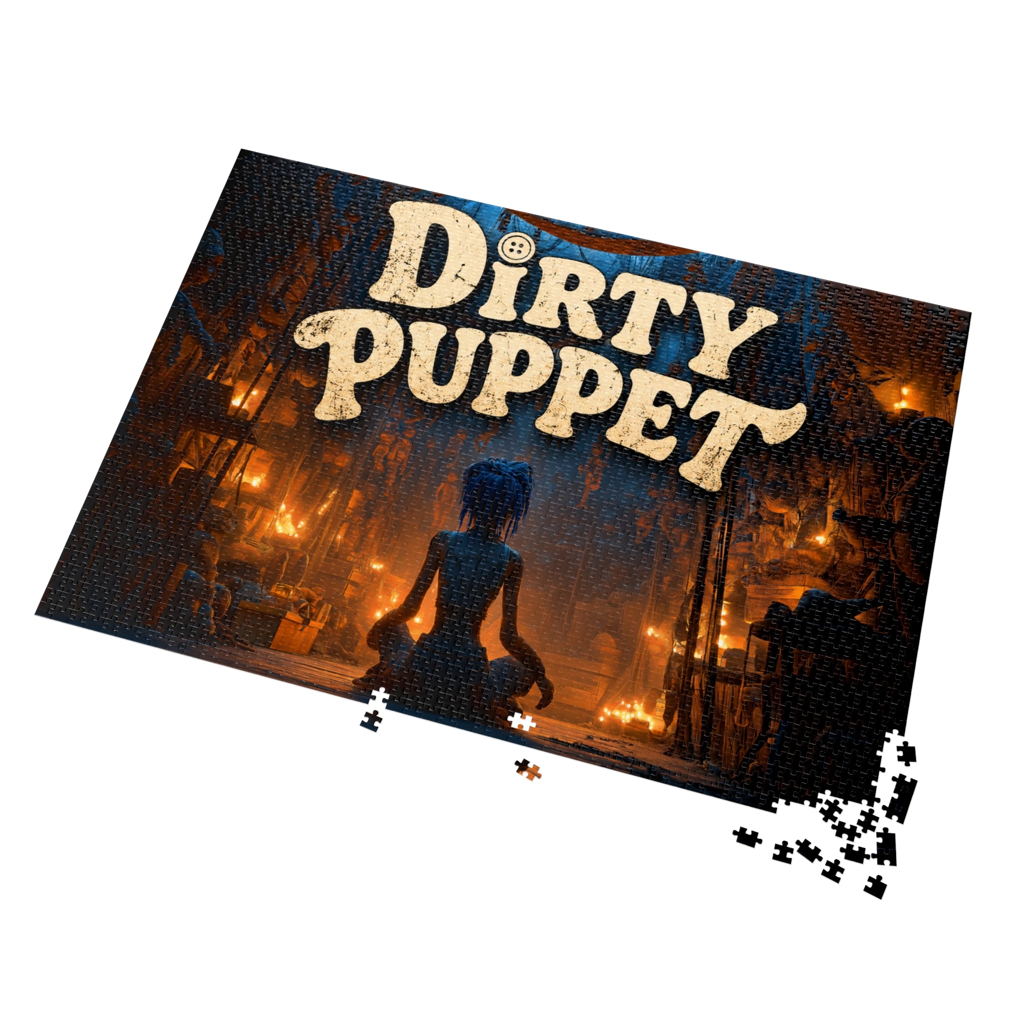 Dirty Puppet Jigsaw Puzzle with Tin — Snake Eyes from Behind