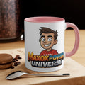 Maxoxpower Universe Accent Mug — Cartoon Logo Coffee Cup