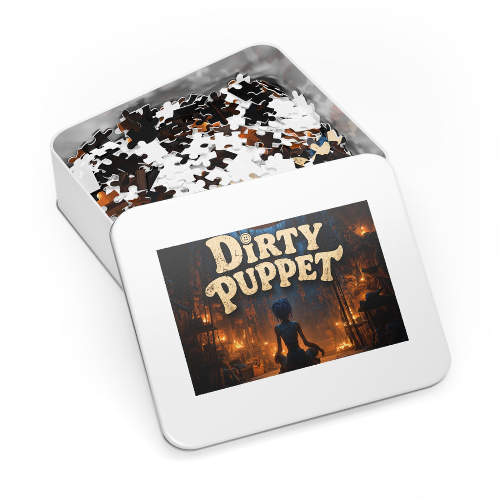 Dirty Puppet Jigsaw Puzzle with Tin — Snake Eyes from Behind