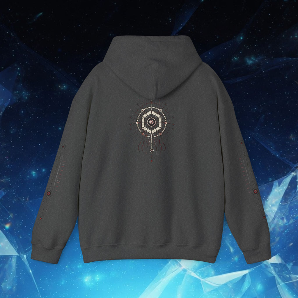 Mystic Seal Sigil Hoodie — GWOS Compass Dreamcatcher Graphic Hoodie