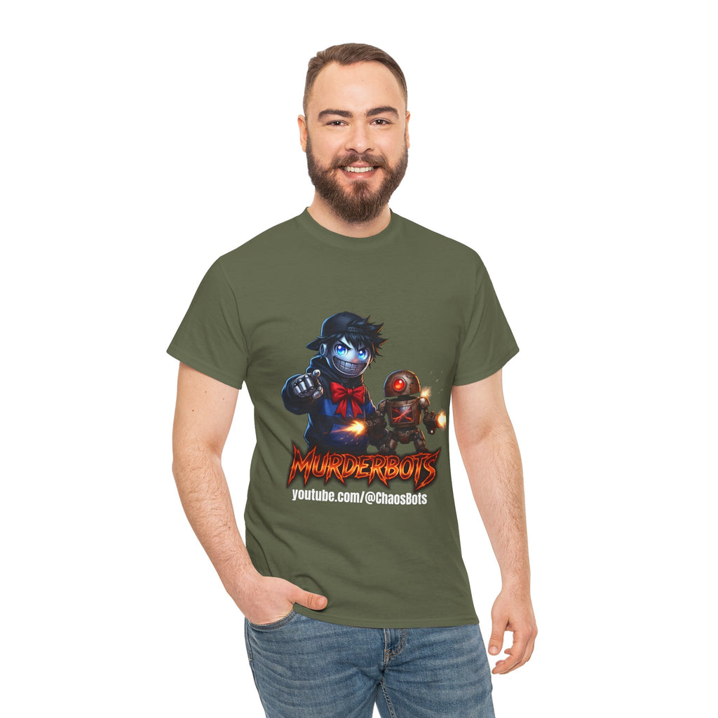 Murderbots Graphic Tee — YouTube ChaosBots Gaming Shirt