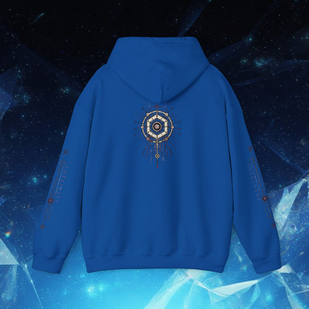 Mystic Seal Sigil Hoodie — GWOS Compass Dreamcatcher Graphic Hoodie