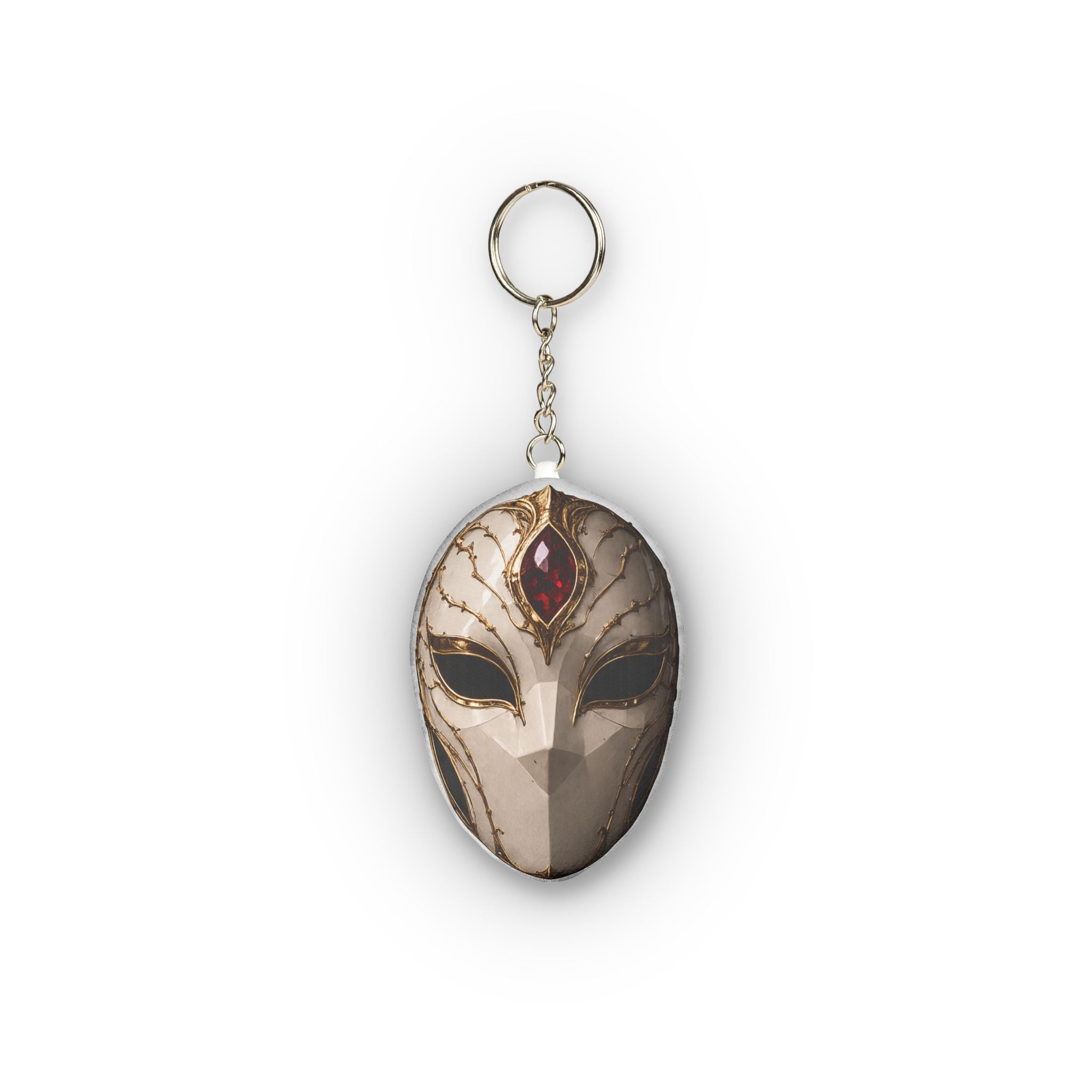 H A.I.. Lander Mask Mini Plush Keychain — Custom Shape Plush Keyring