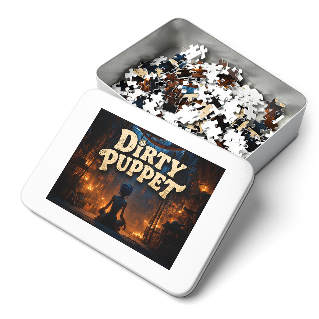 Dirty Puppet Jigsaw Puzzle with Tin — Snake Eyes from Behind