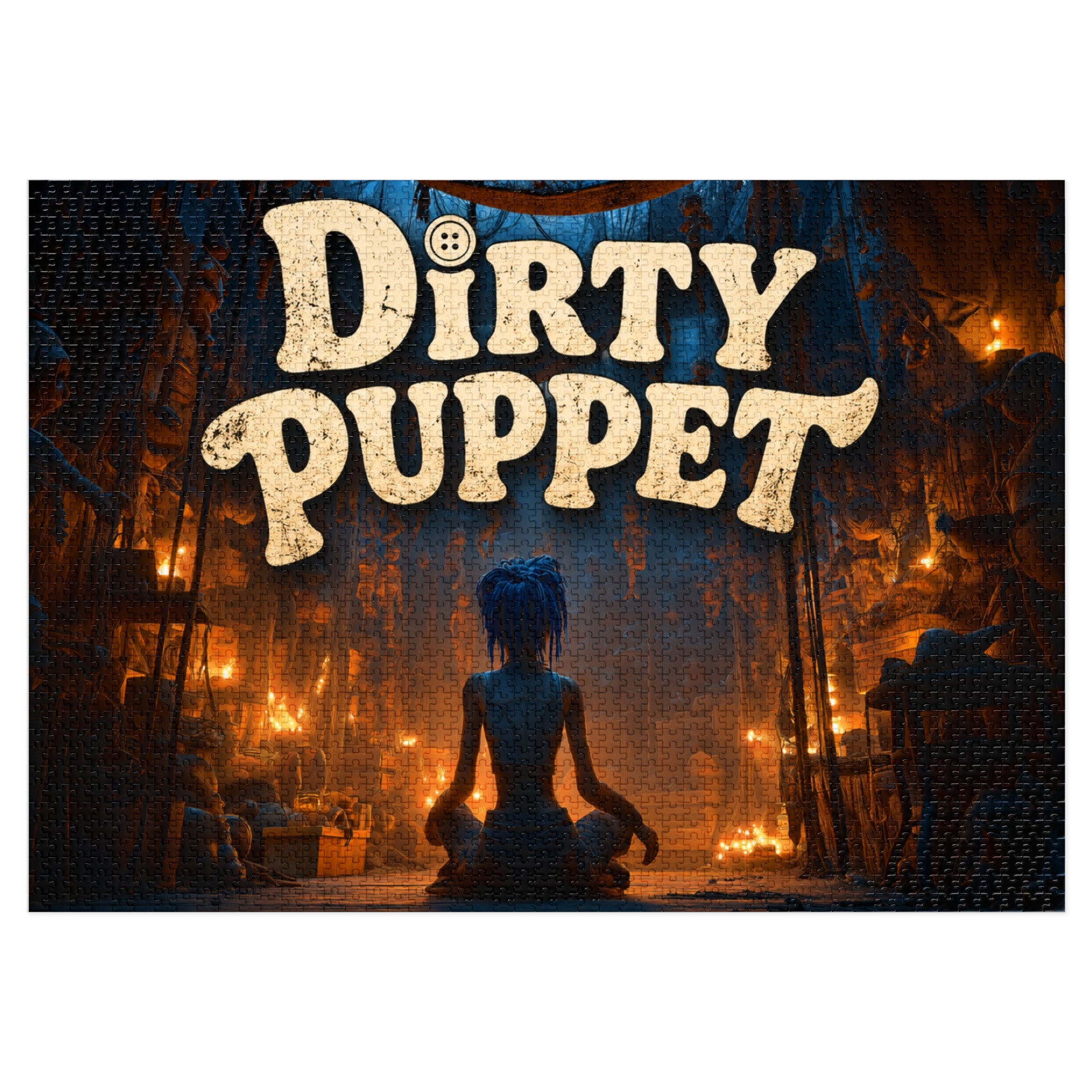 Dirty Puppet Jigsaw Puzzle with Tin — Snake Eyes from Behind