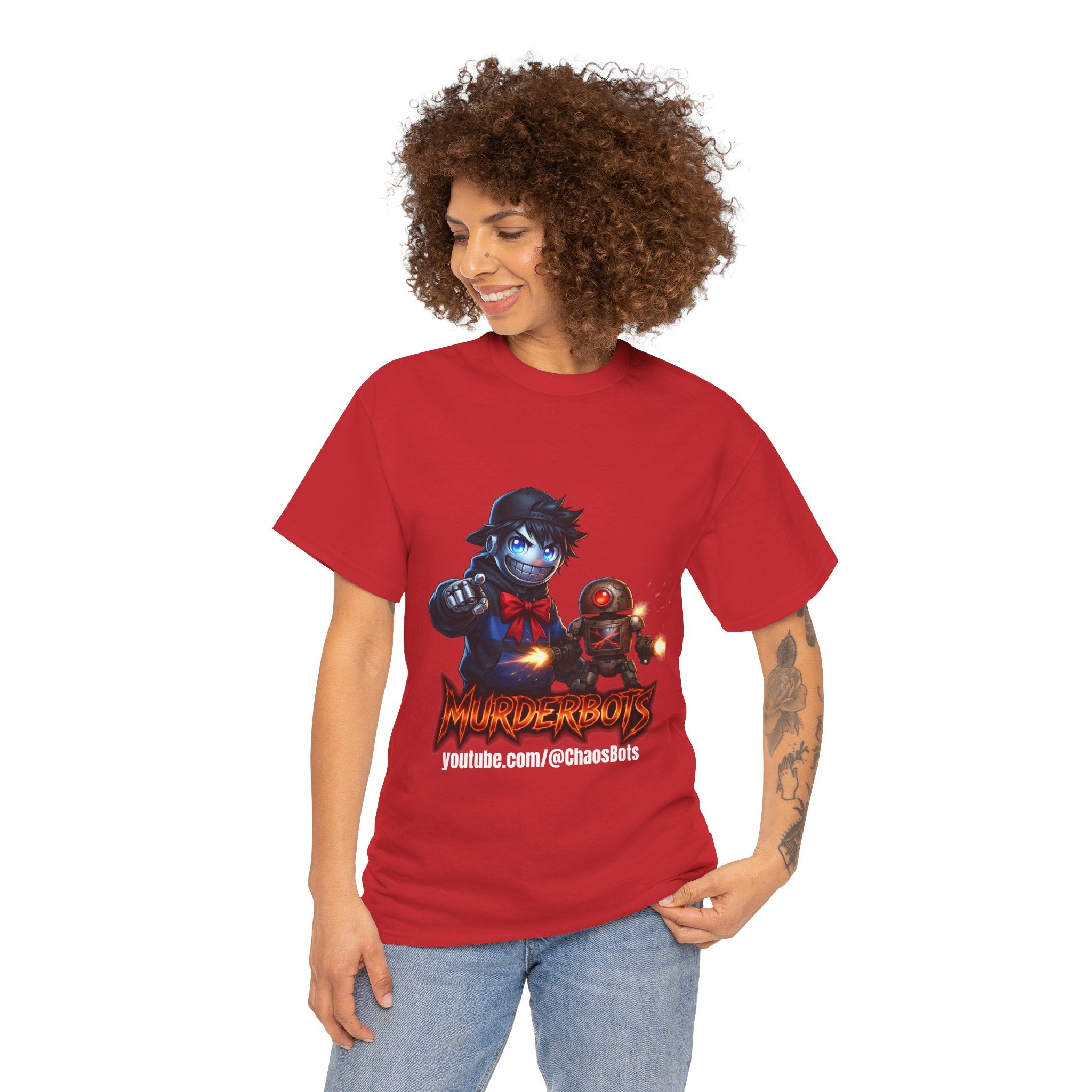 Murderbots Graphic Tee — YouTube ChaosBots Gaming Shirt