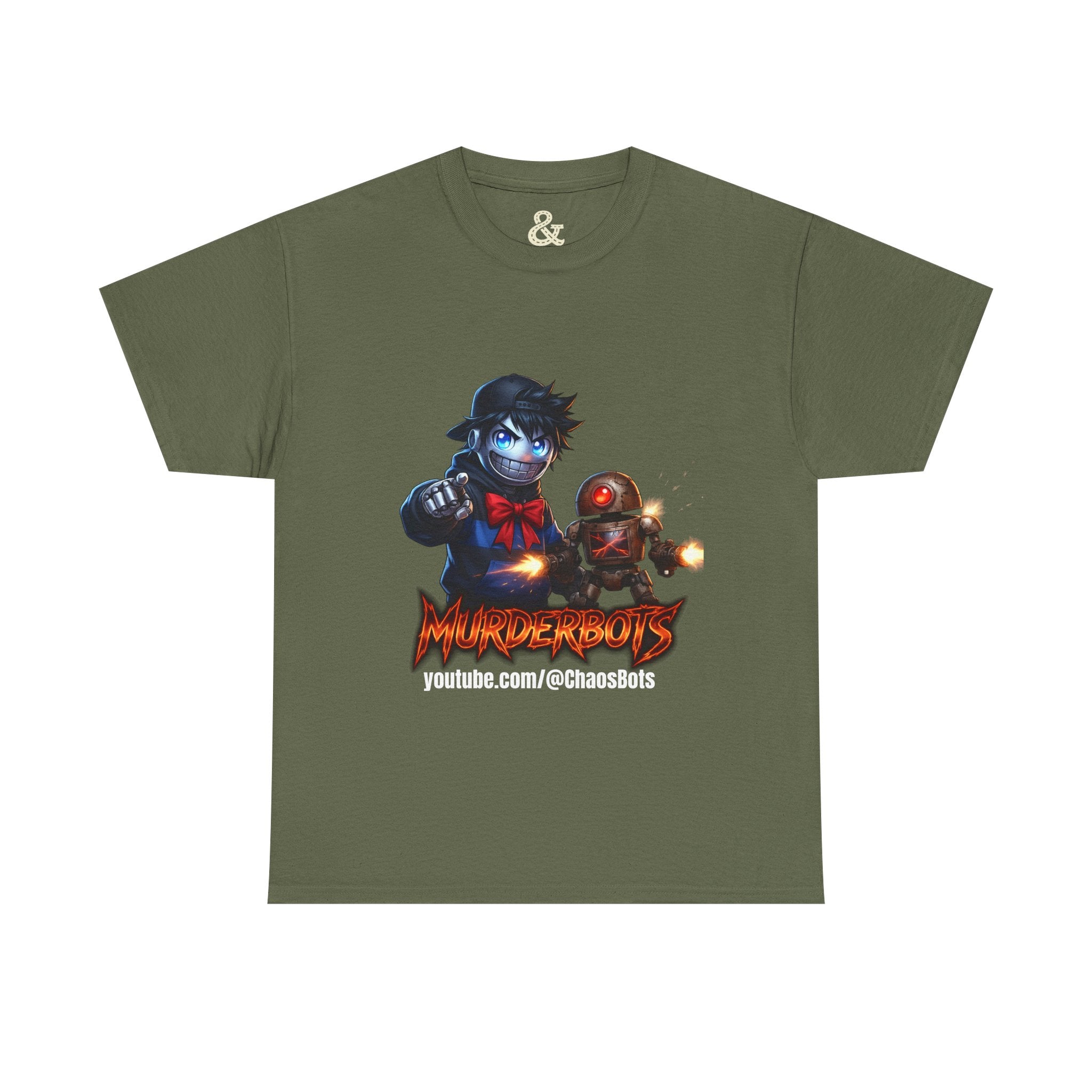 Murderbots Graphic Tee — YouTube ChaosBots Gaming Shirt