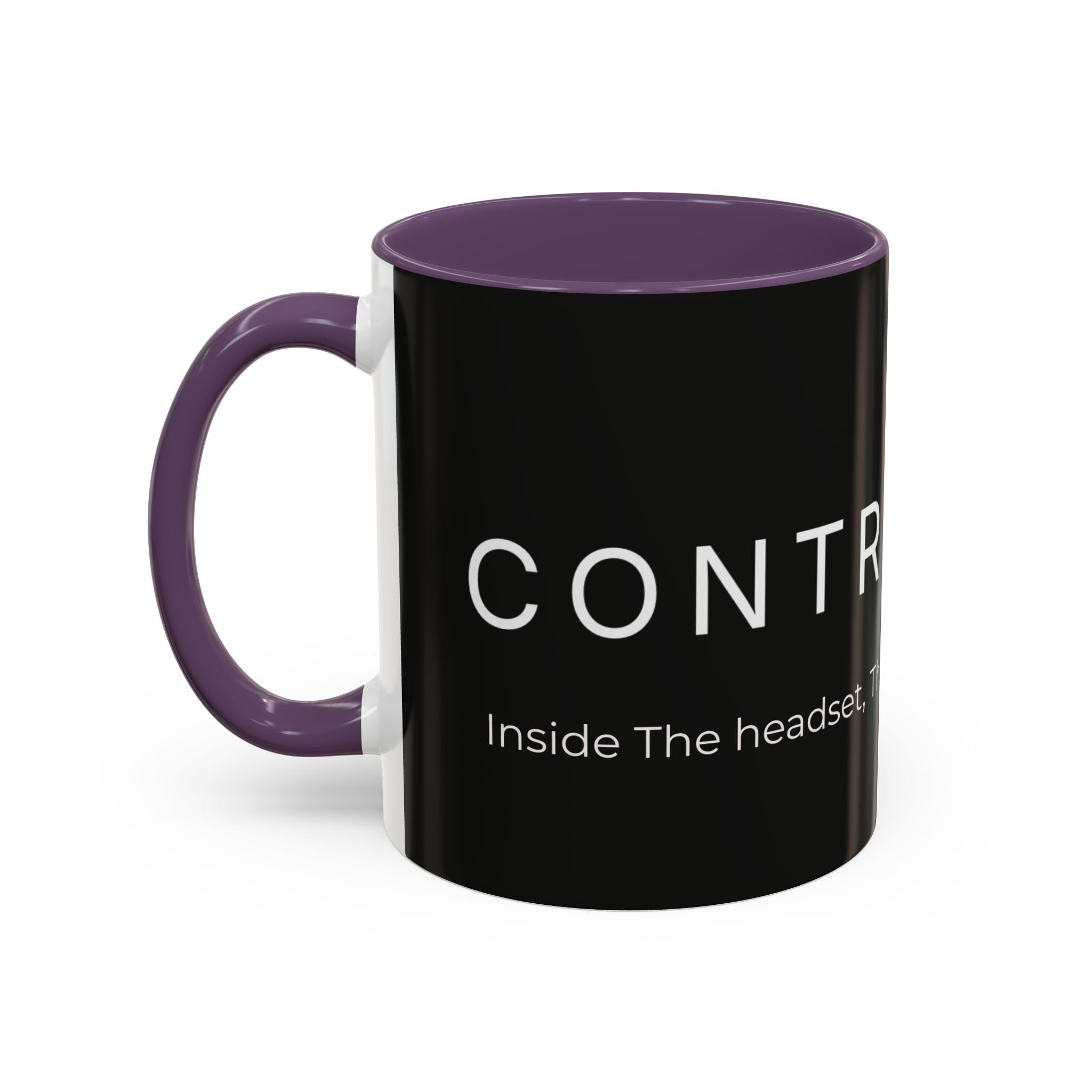 Accent Coffee Mug — Contraband Band Logo Black Ceramic Mug (11/15oz)