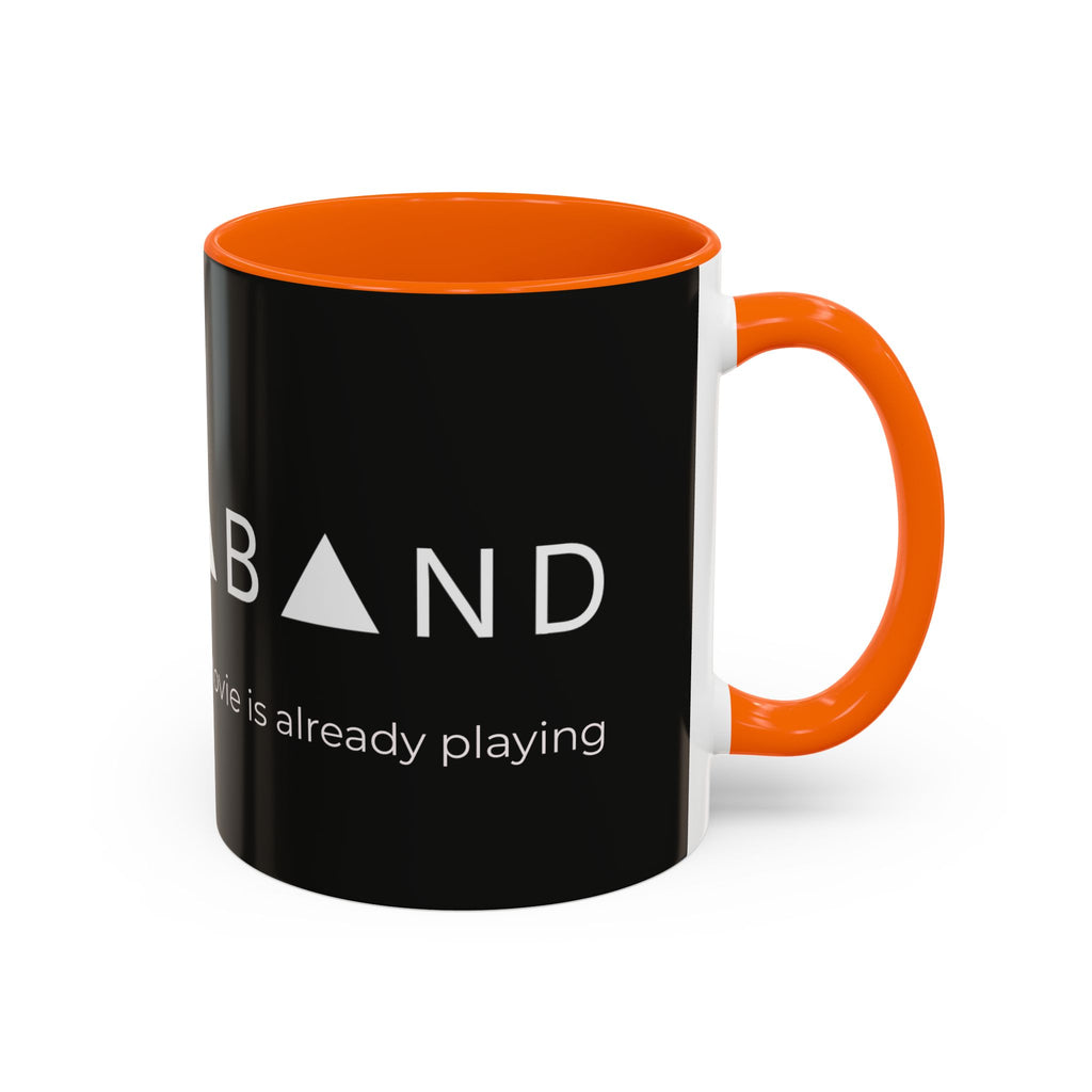 Accent Coffee Mug — Contraband Band Logo Black Ceramic Mug (11/15oz)