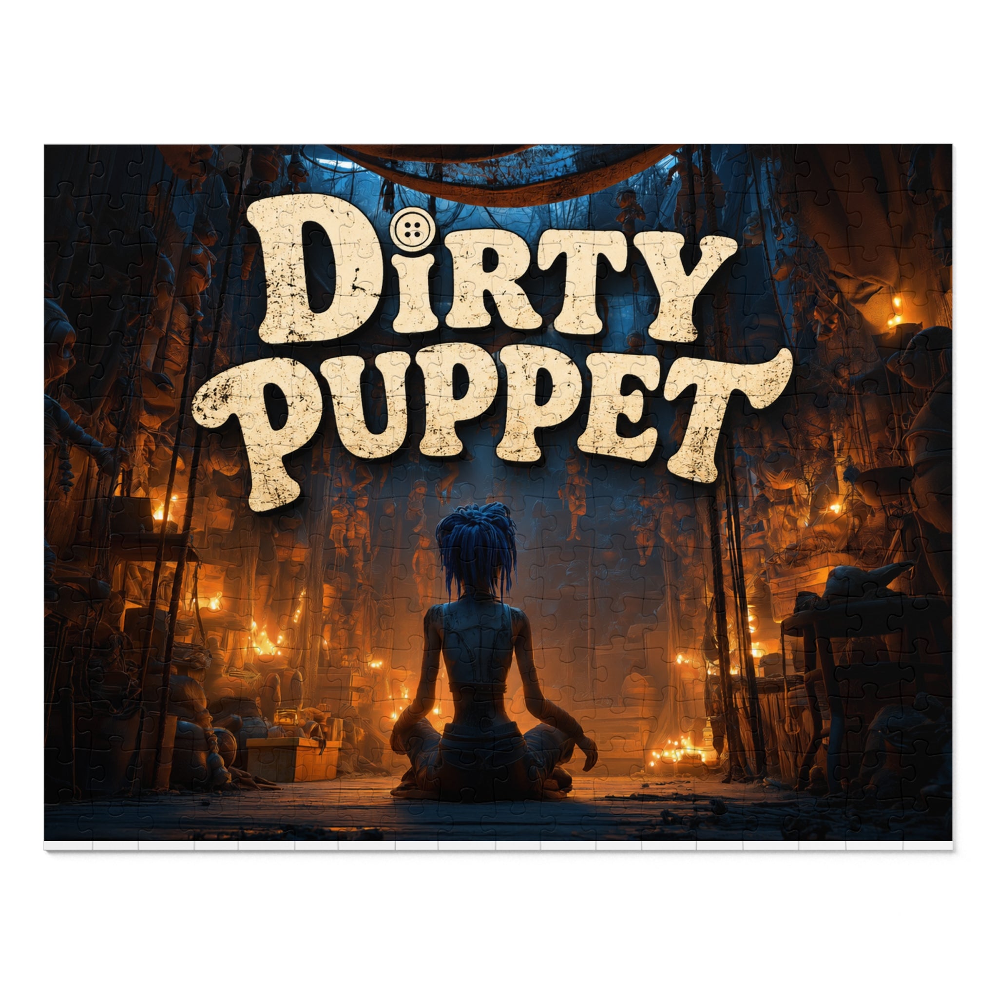 Dirty Puppet Jigsaw Puzzle with Tin — Snake Eyes from Behind
