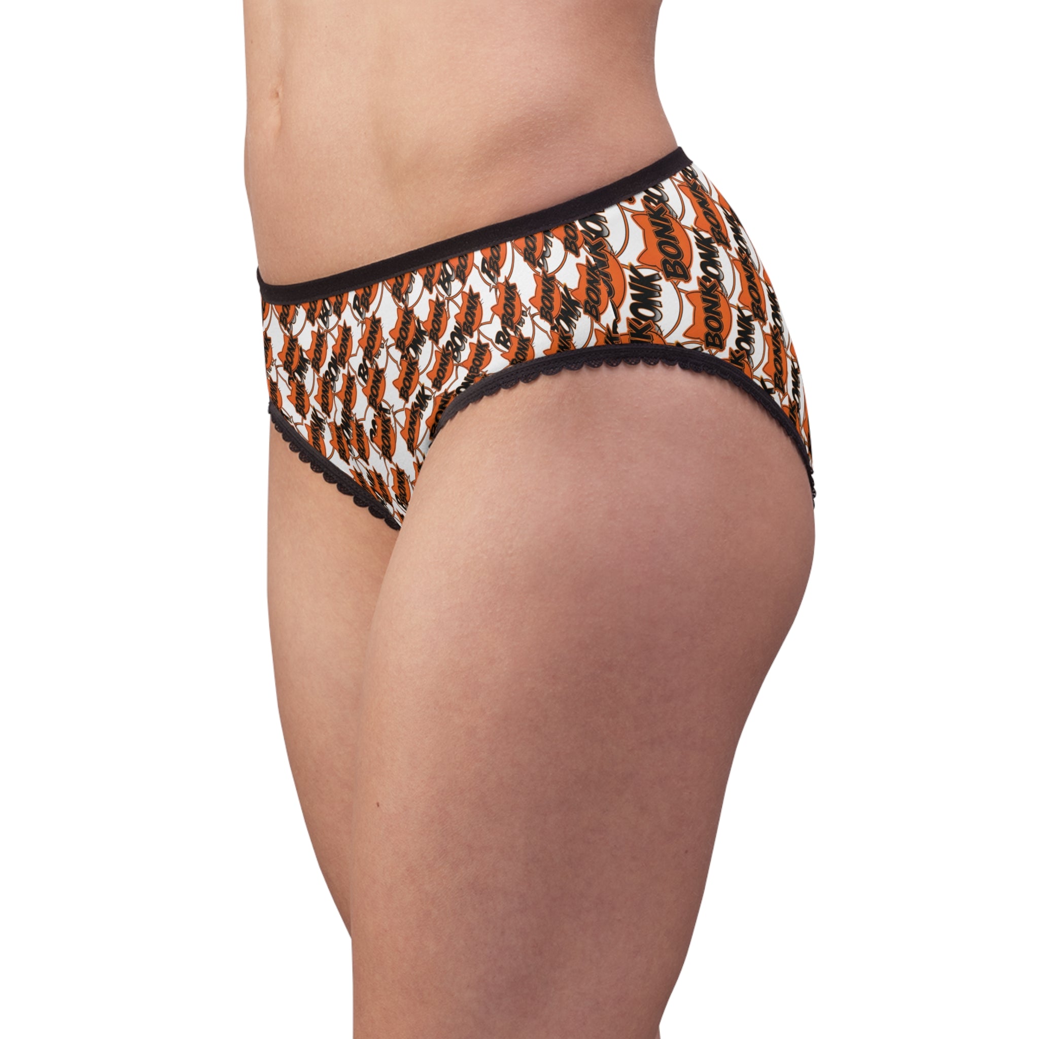 Graphic Briefs — Retro Comic 'Bonk' Pattern Women's Underwear