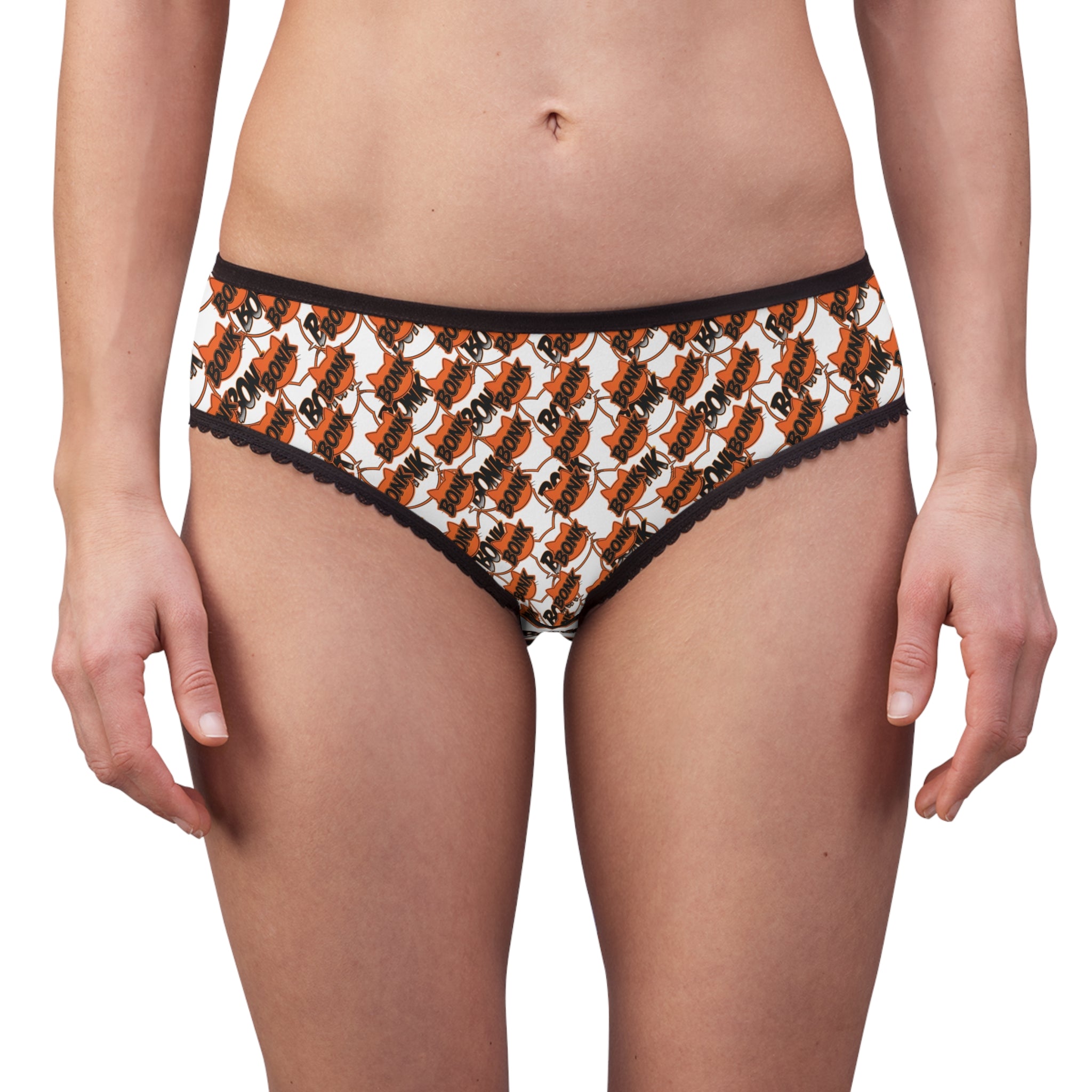Graphic Briefs — Retro Comic 'Bonk' Pattern Women's Underwear