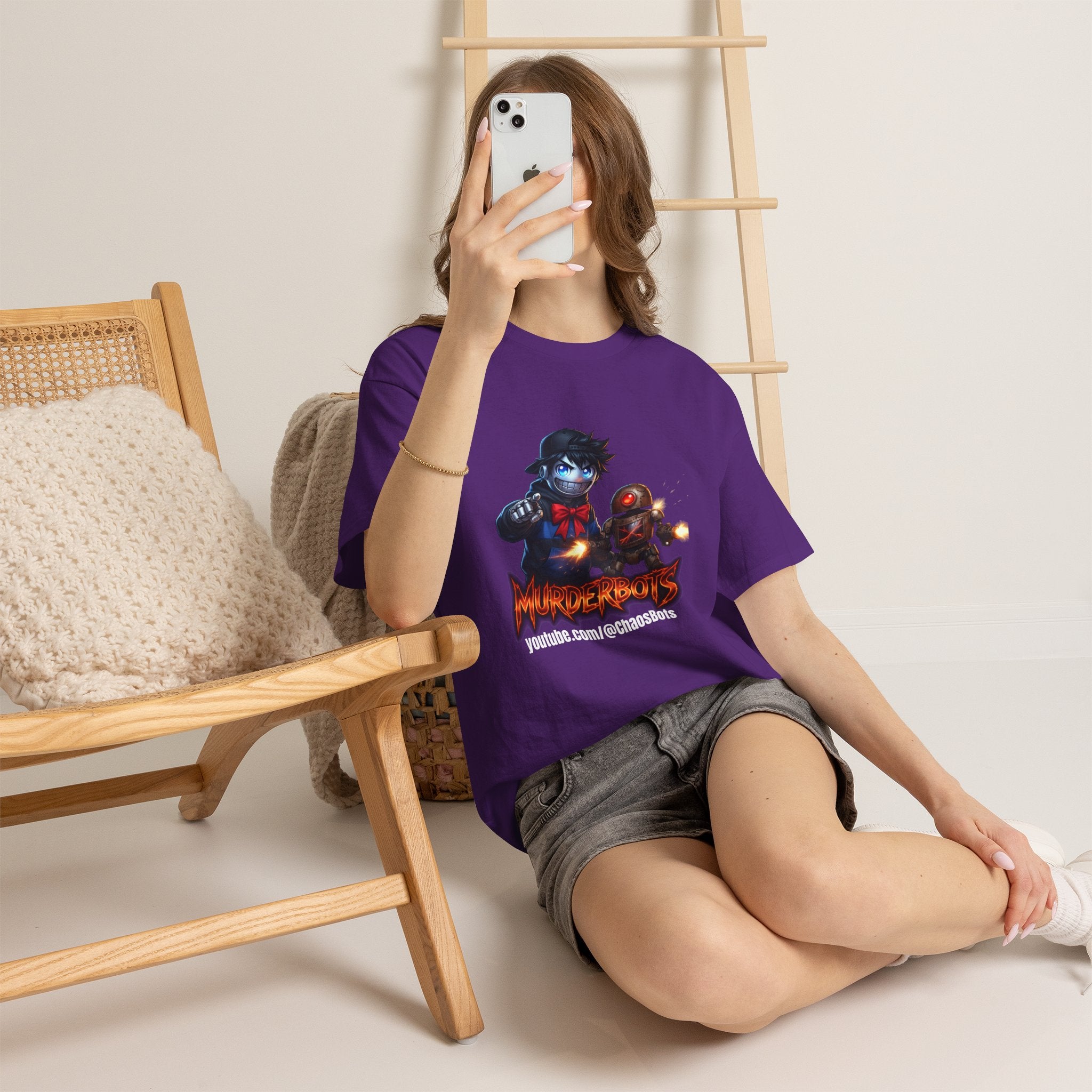 Murderbots Graphic Tee — YouTube ChaosBots Gaming Shirt