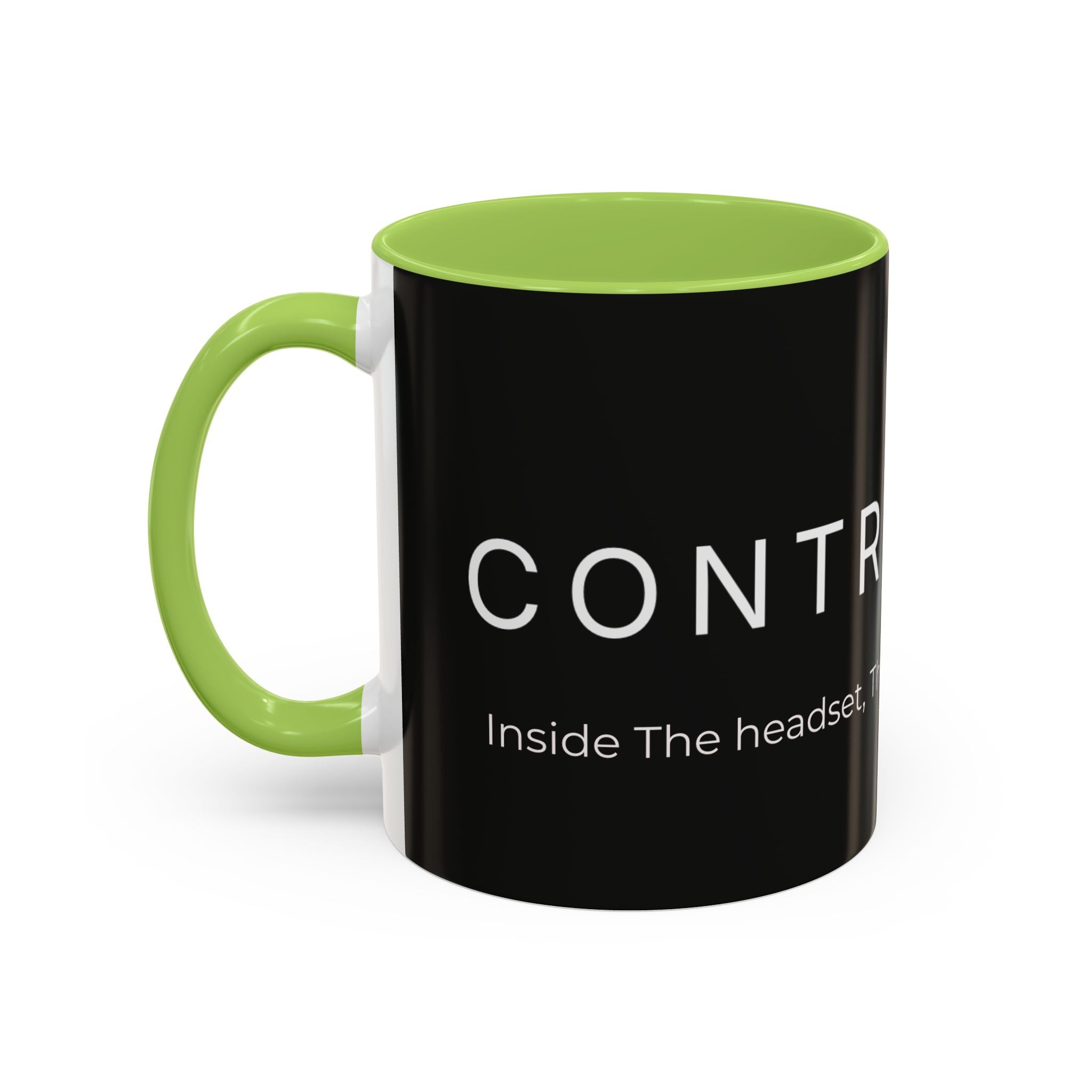 Accent Coffee Mug — Contraband Band Logo Black Ceramic Mug (11/15oz)