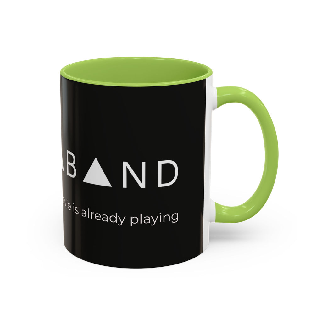 Accent Coffee Mug — Contraband Band Logo Black Ceramic Mug (11/15oz)