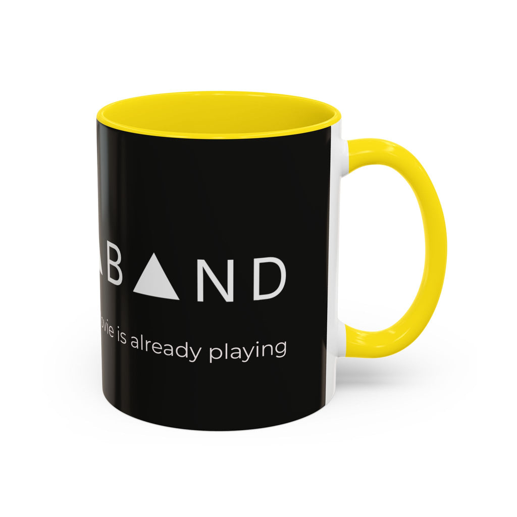Accent Coffee Mug — Contraband Band Logo Black Ceramic Mug (11/15oz)