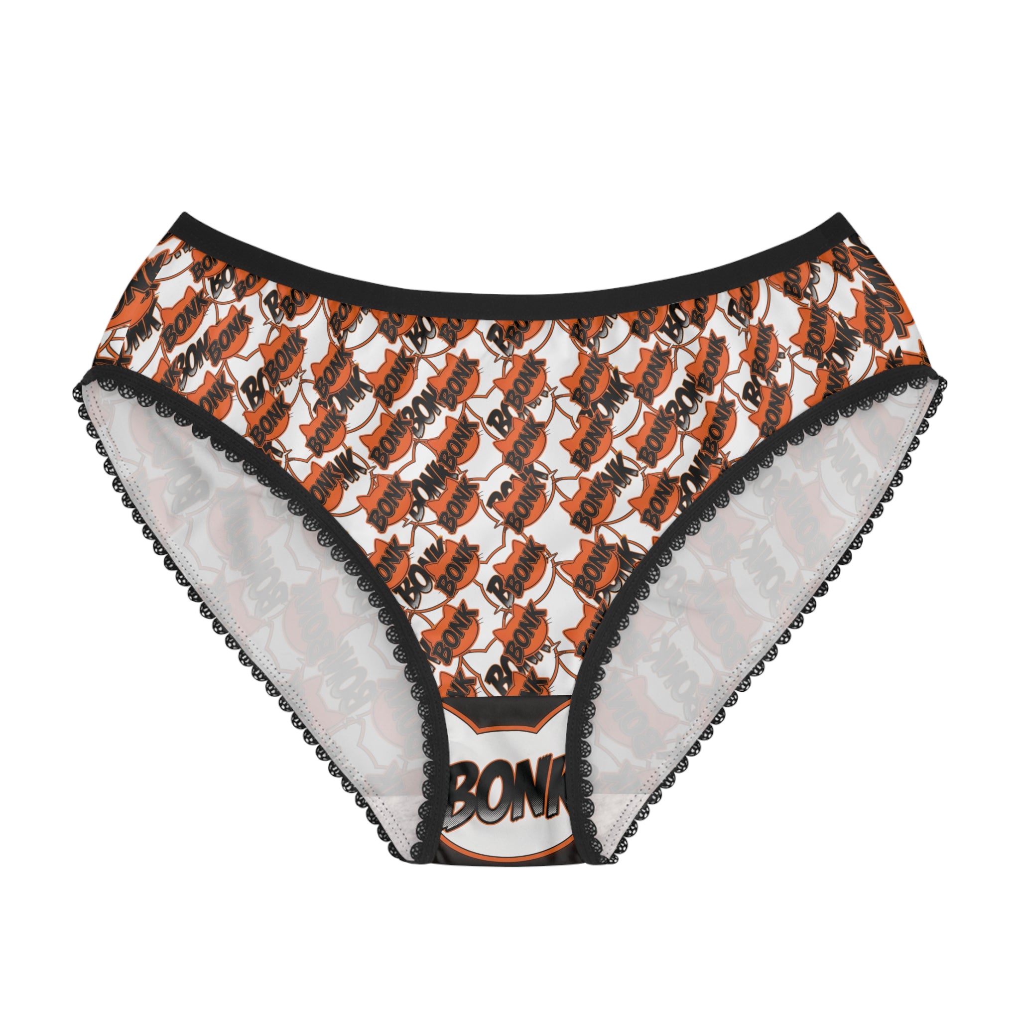 Graphic Briefs — Retro Comic 'Bonk' Pattern Women's Underwear