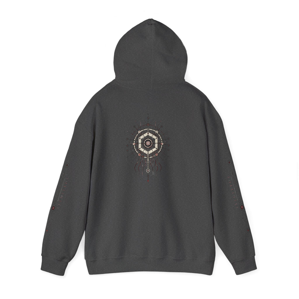 Mystic Seal Sigil Hoodie — GWOS Compass Dreamcatcher Graphic Hoodie