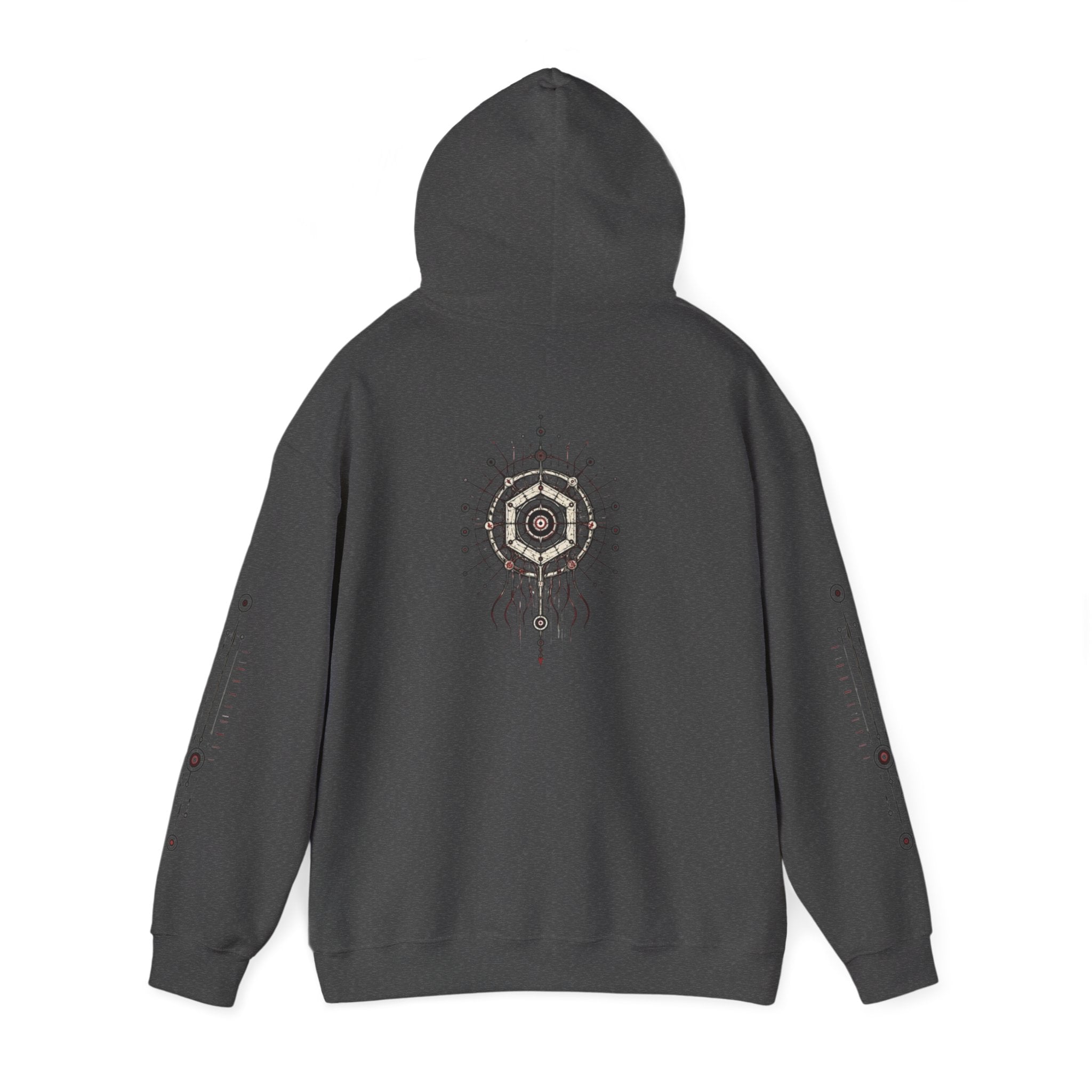 Mystic Seal Sigil Hoodie — GWOS Compass Dreamcatcher Graphic Hoodie