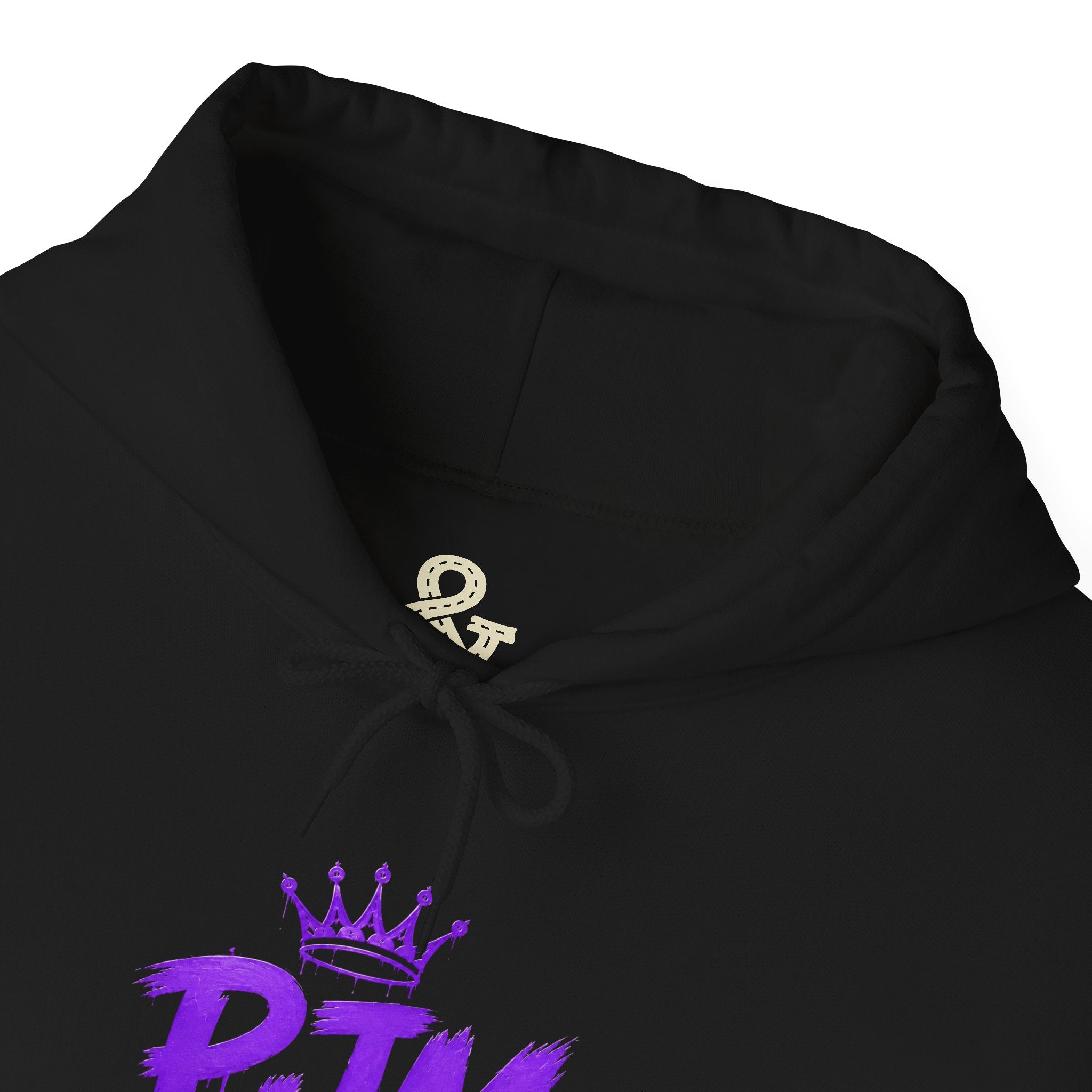 PJM Crown Logo Hoodie — Purple Streetwear Pullover