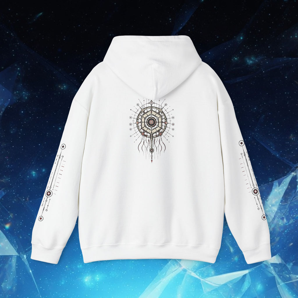 Mystic Seal Sigil Hoodie — GWOS Compass Dreamcatcher Graphic Hoodie