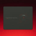 Founding Signal PU Leather Mouse Mat — Minimal Charcoal Desk Pad by GWOS